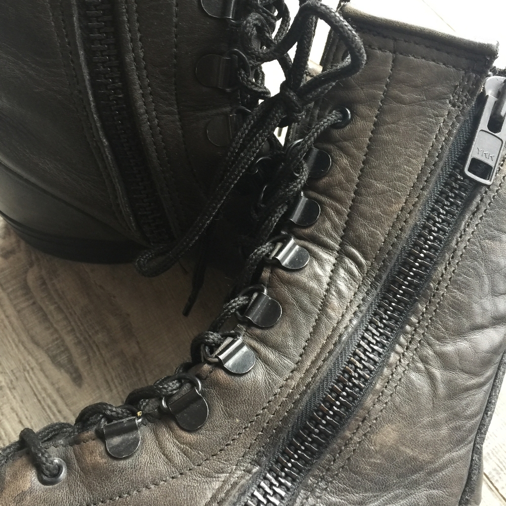 Women's Leather Harley Davidson Boots